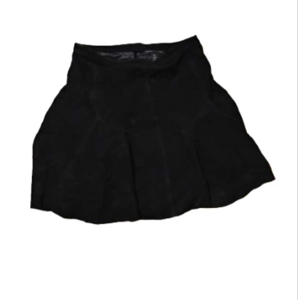 Vintage 1990s 2000s Manrico Leather Skater Skirt